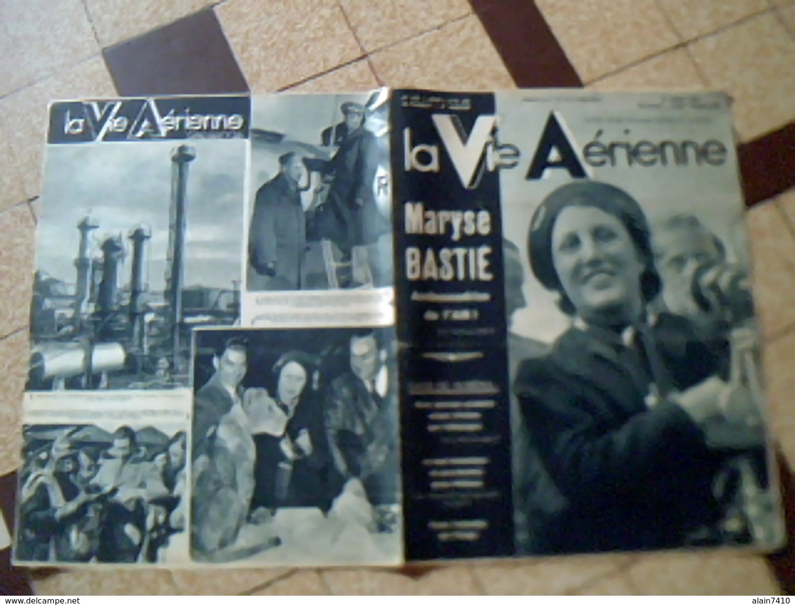 Magazine Aviation Avion Revue La Vie Aerienne Du  16/03/1938 N 0 123 Couverture Maryse Bastié Embassadrice De L Air .. - 1900 - 1949