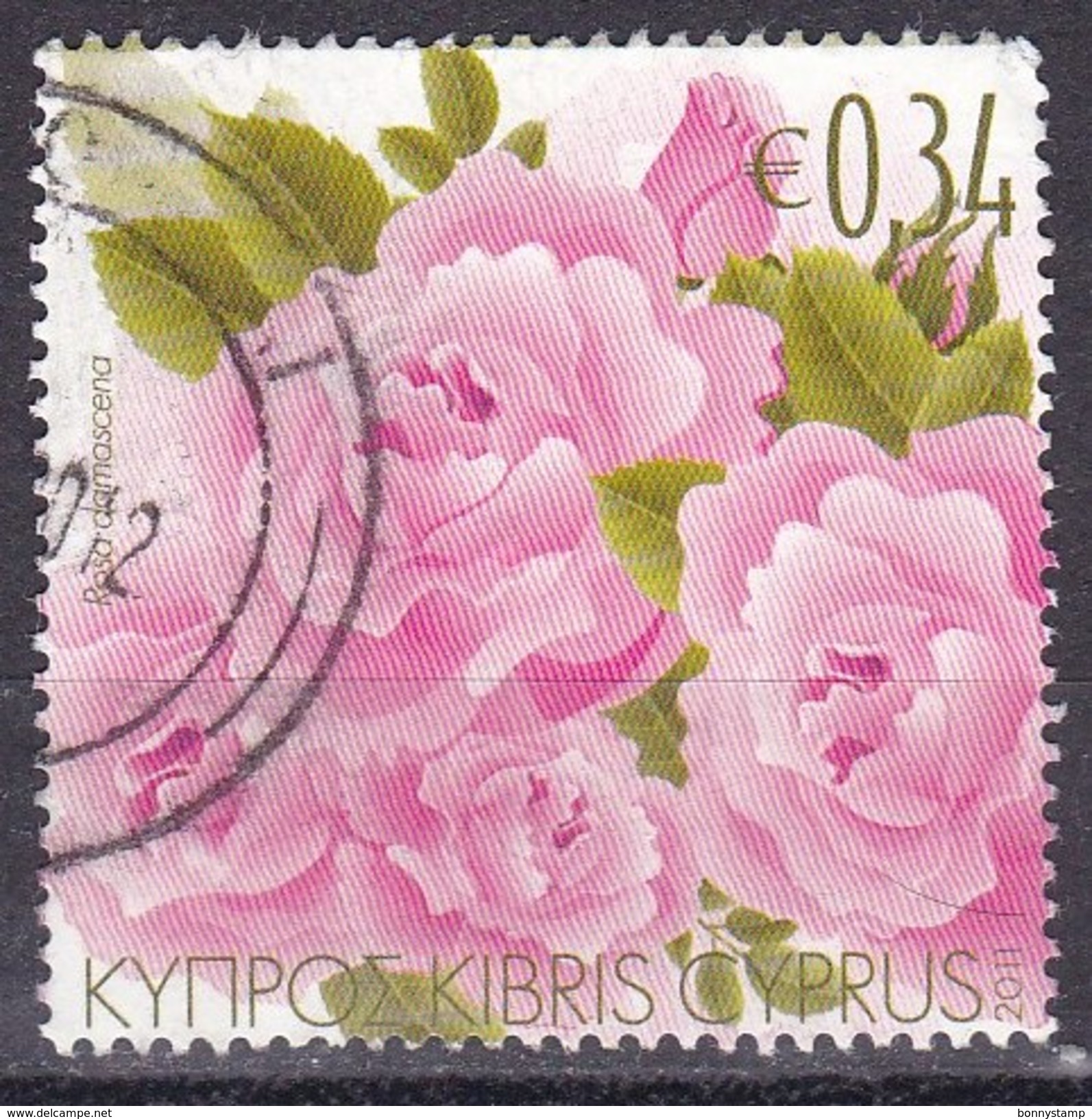 Cipro, 2011 - 34c  Roses - Nr.1147 Usato° - Used Stamps