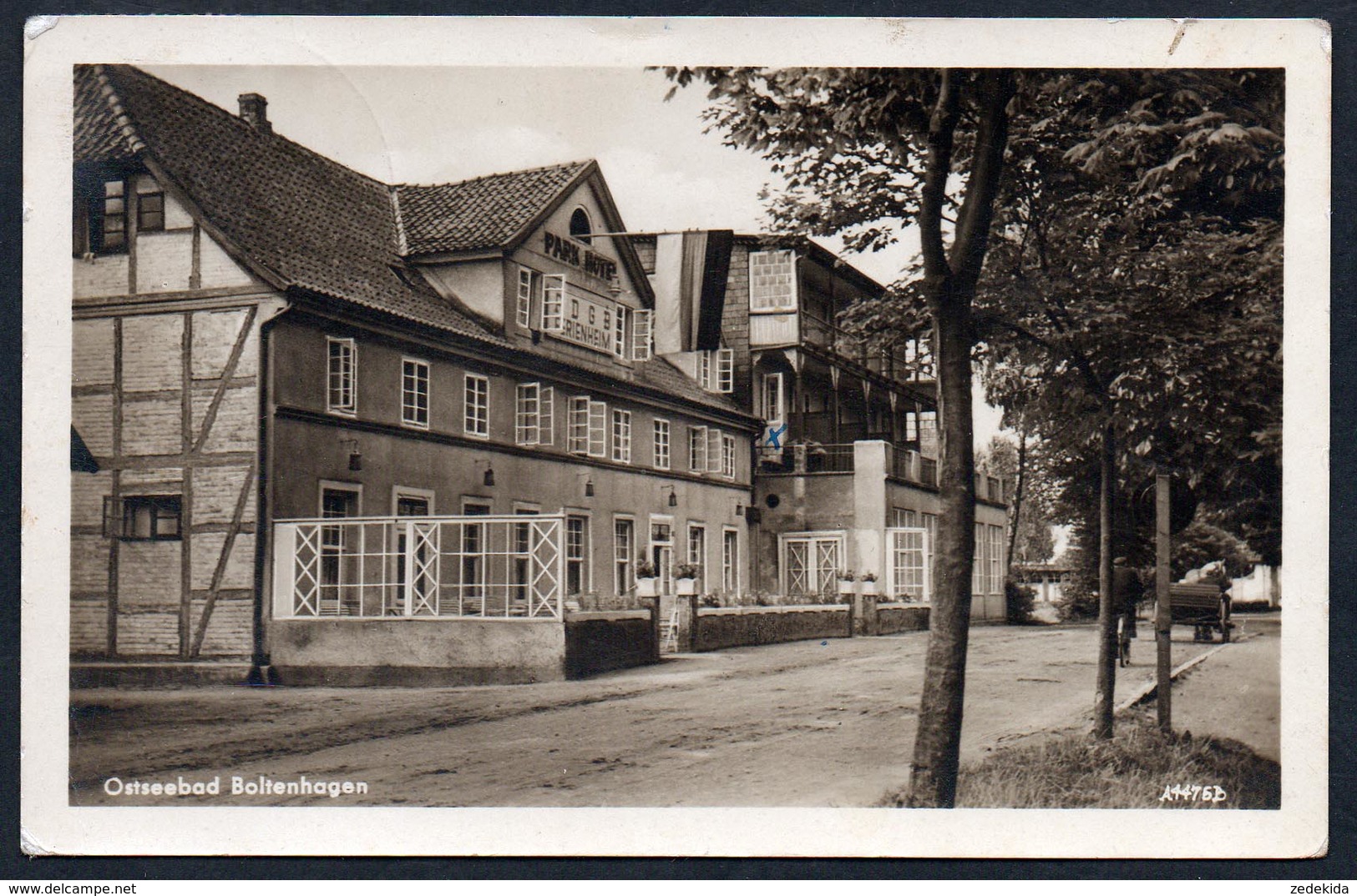 9490 - Alte Foto Ansichtskarte - Boltenhagen - FDGB Ferienheim Park Hotel - Gel 1956 Sonderstempel - Heldge - Boltenhagen