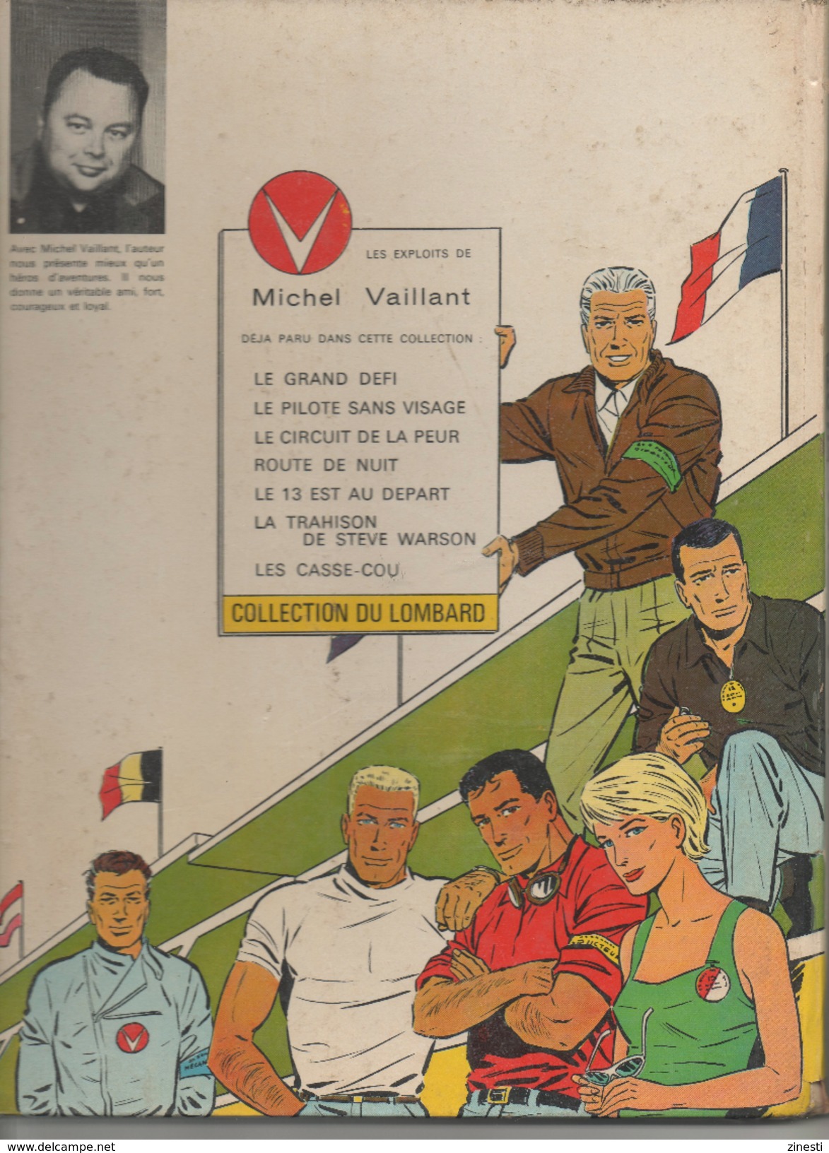 MICHEL VAILLANT - LE 8E PILOTE - JEAN GRATON - EDITION LOMBARD 1965 - Michel Vaillant