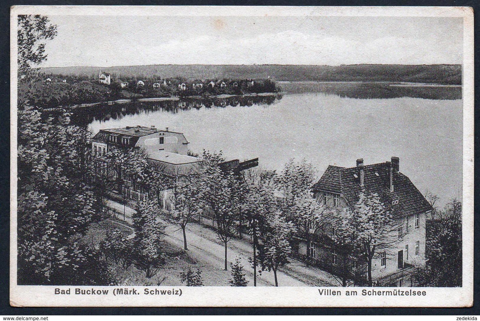 A4582 - Alte Ansichtskarte - Buckow - Villen Am Schermützelsee - Gel 1928 - Meyerheim - Buckow