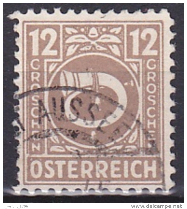 Posthorn - 12g - SG 913, ANK 704, SC 4N8 - Yr. 1945 - AUSSEE CANCELLATION - Gebraucht