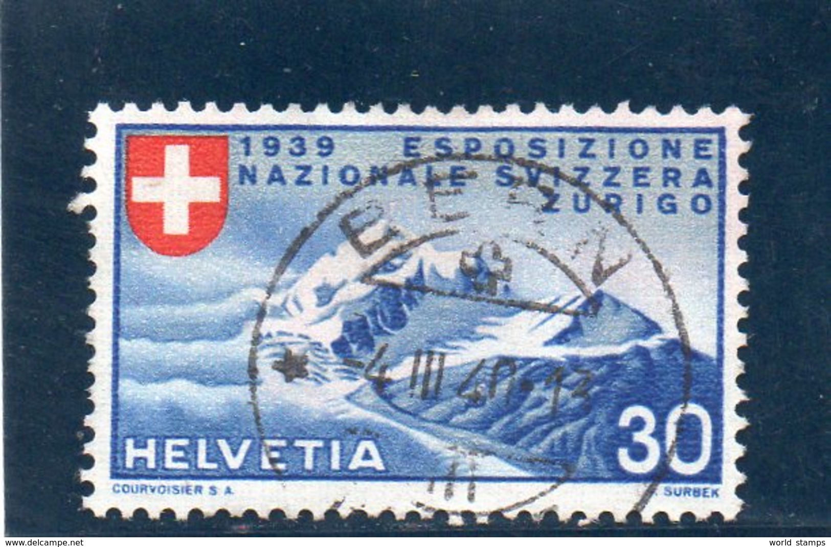 SUISSE 1939 O - Gebraucht