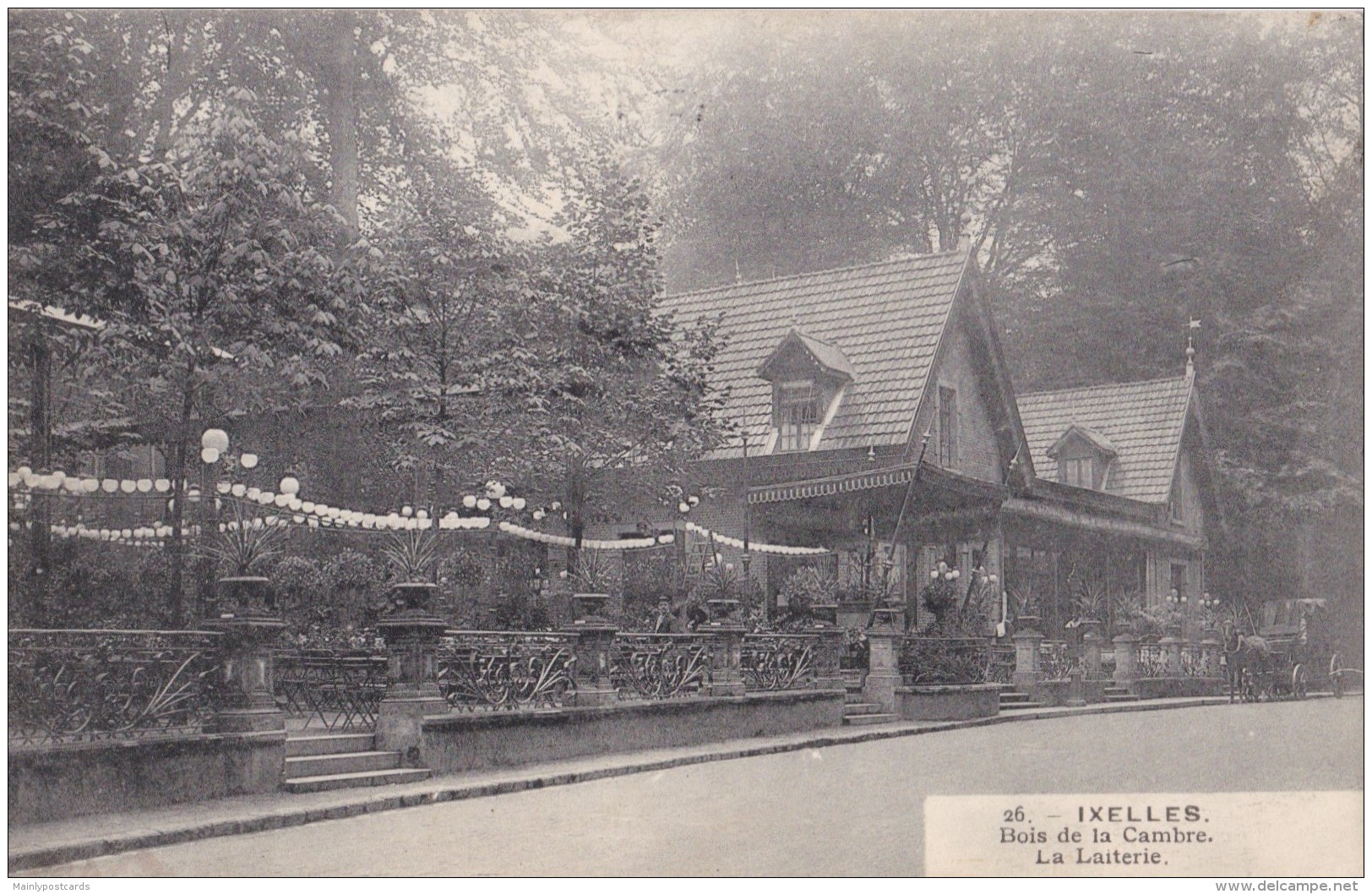 AP12 Ixelles, Bois De La Cambre, La Laiterie - 1912 Postcard - Ixelles - Elsene