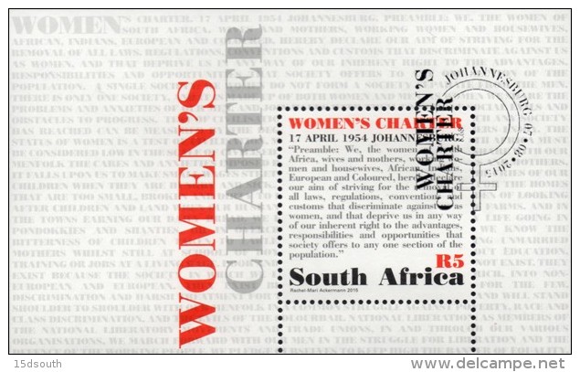 South Africa - 2015 Women´s Charter MS (o) - Used Stamps