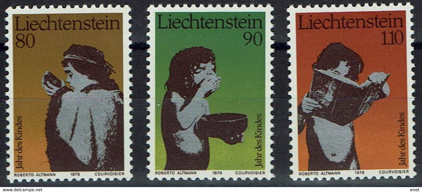 Liechtenstein 1979 - MiNr 725-727 - Internationales Jahr Des Kindes - Ungebraucht