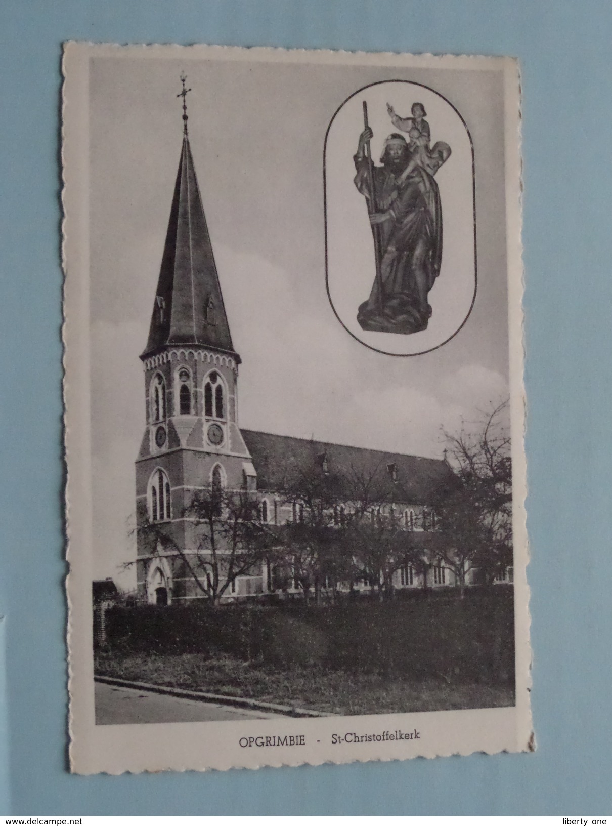 OPGRIMBIE : St. Christoffelkerk () Anno 19?? ( Zie Foto Details ) !! - Maasmechelen
