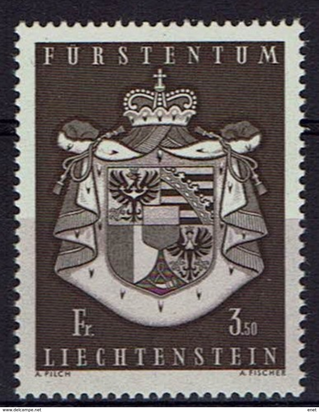 Liechtenstein 1969 - MiNr 506 - Großes Staatswappen Von Liechtenstein - Ungebraucht