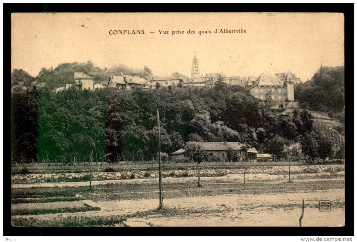 73 - CONFLANS - VUE PRISE DES QUAIS D'ALBERTVILLE - Sonstige & Ohne Zuordnung