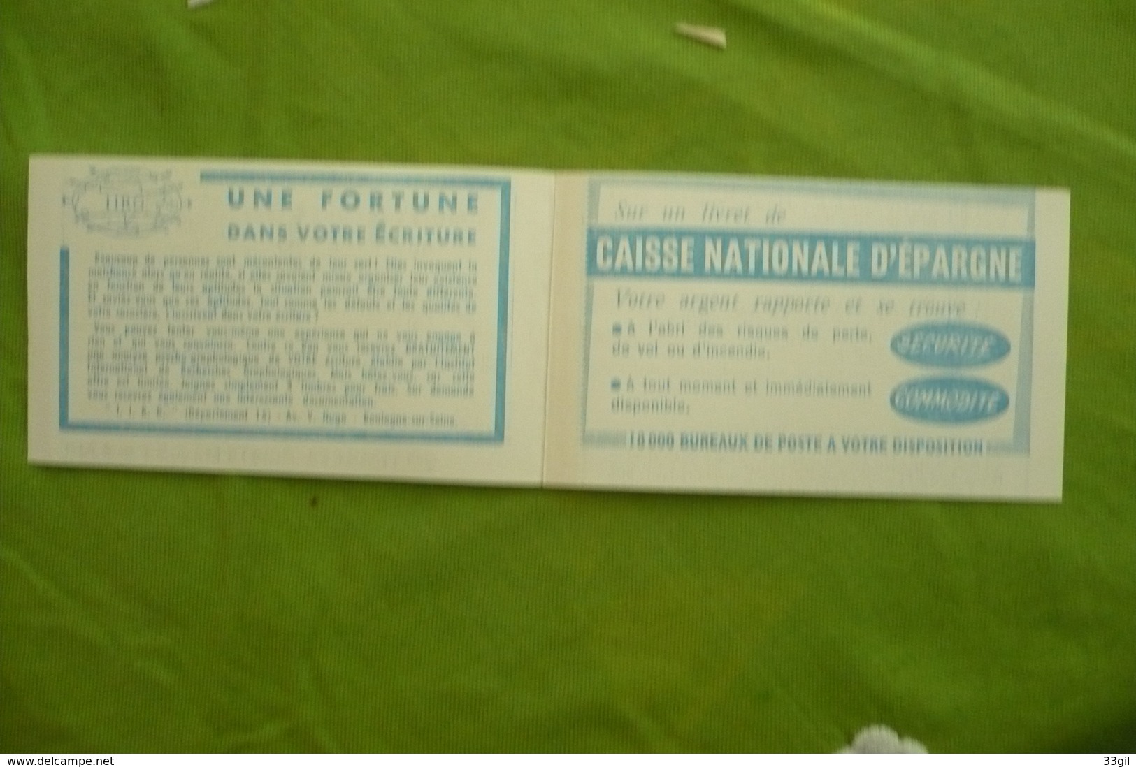 Couverture Carnet 5NF Publicité 3 Suisses Roubaix Guide  Tricot Caisse Nationale épargne La Poste Analyse Graphologique - Andere & Zonder Classificatie