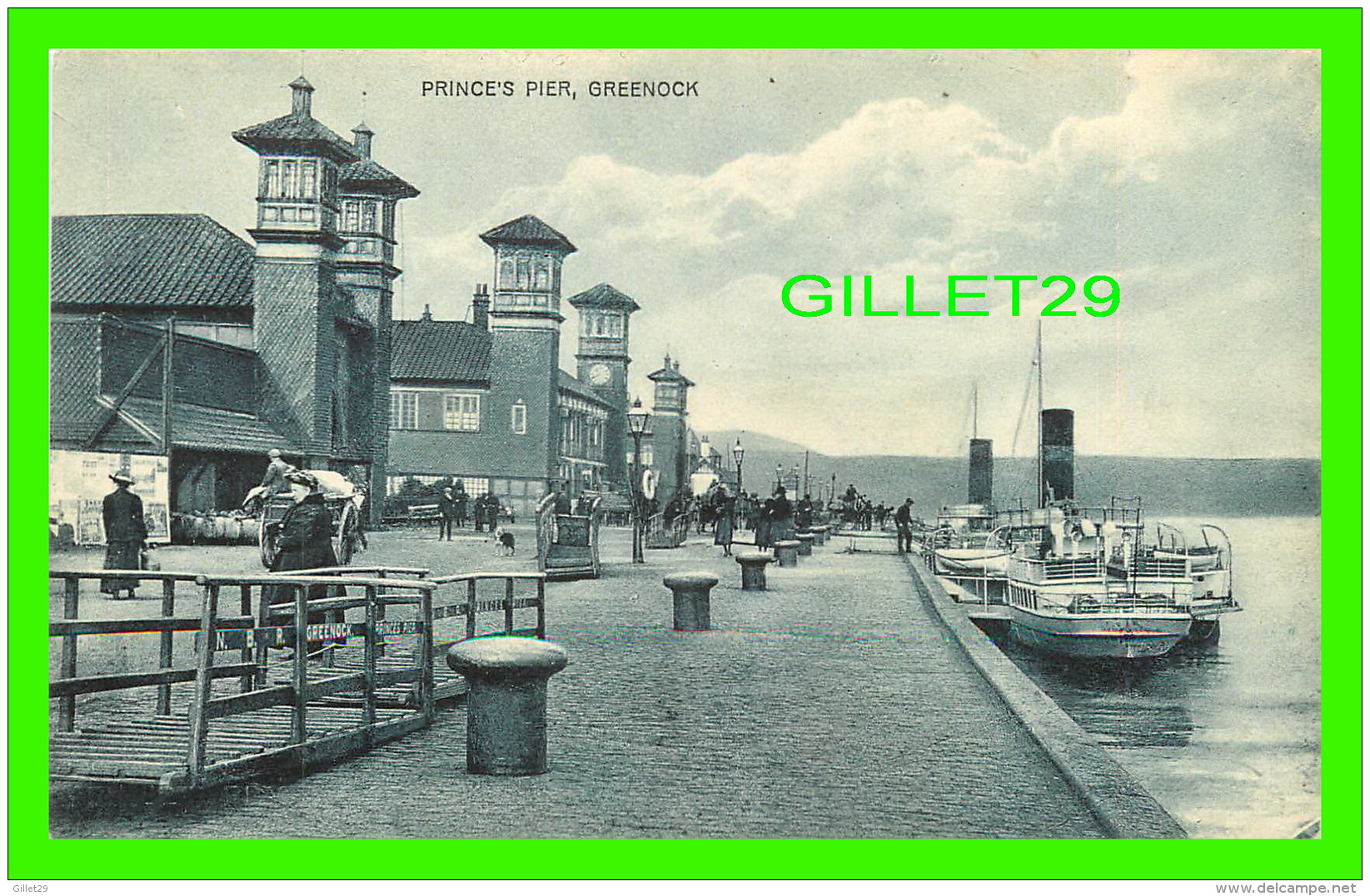 GREENOCK, SCOTLAND - PRINCE'S PIER - ANIMATED - - Renfrewshire