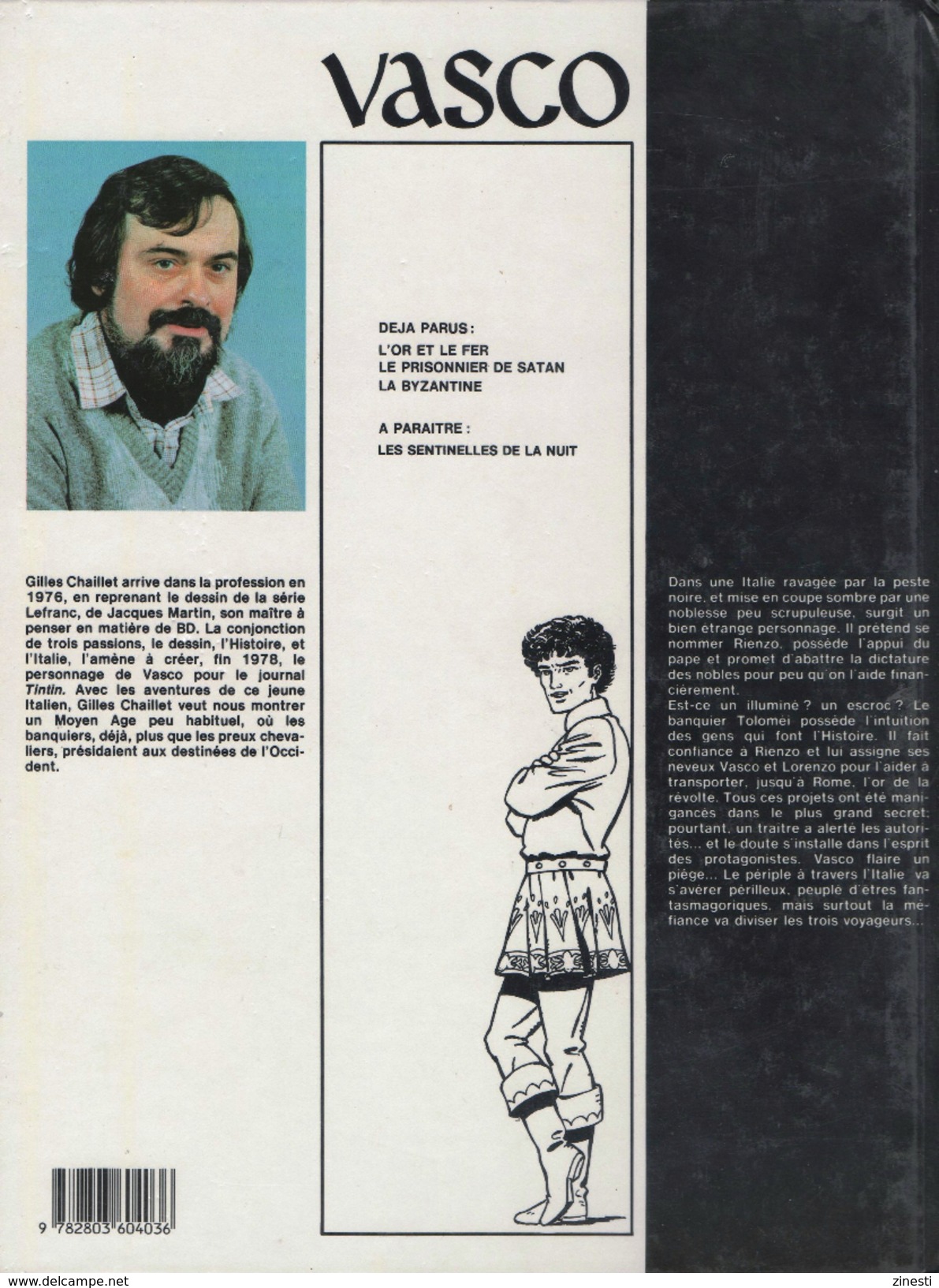 VASCO 1 / L´OR ET LE FER  / GILLES CHAILLET / EDITIONS DU LOMBARD 1983 - Vasco