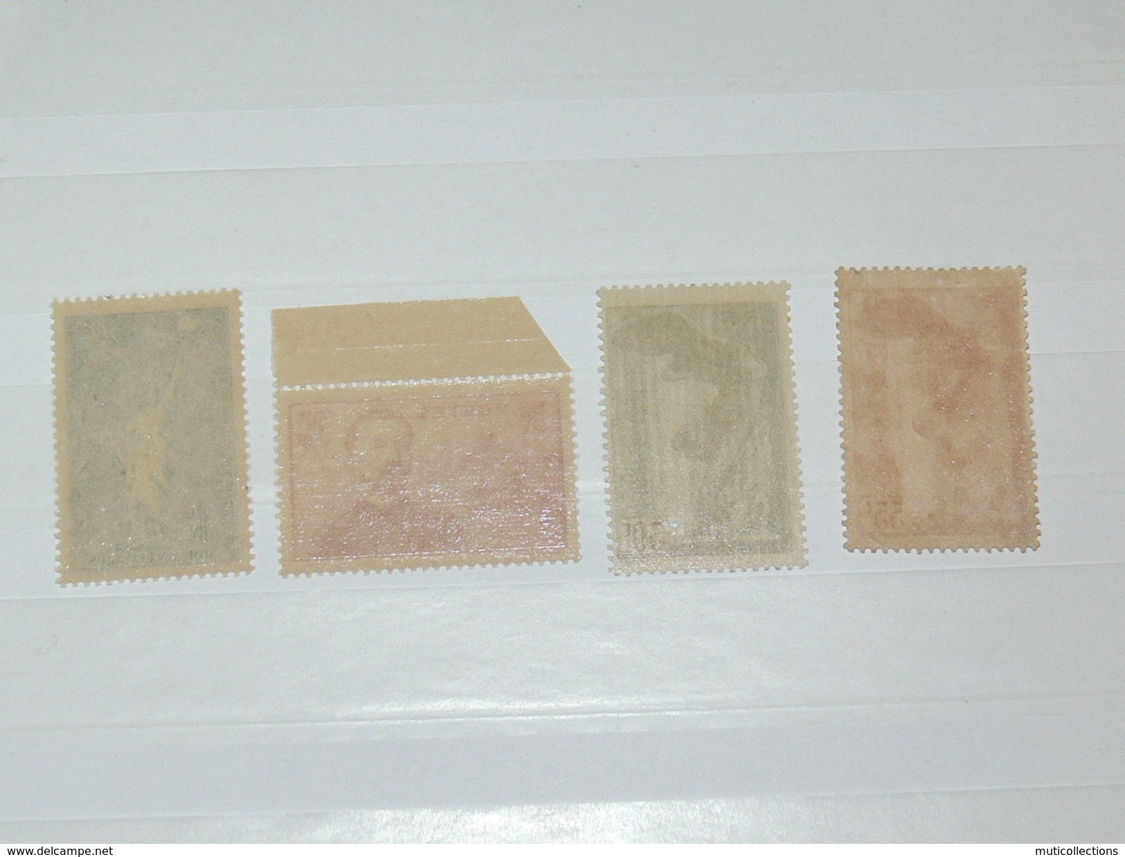 LOT N° 5 / 4 TIMBRES NEUFS SANS CHARNIERE  / TIMBRE 1900 A 1938 / COTE YT 35 EUROS - Ongebruikt