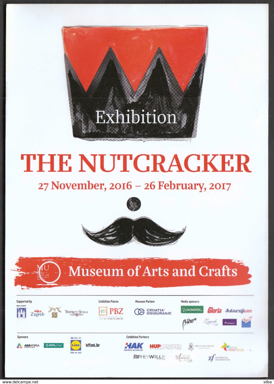 Croatia Zagreb 2016 / The Nutcracker / Museum Of Arts And Crafts / A Magnificent Christmas Fairy Tale Exhibition - Advertising
