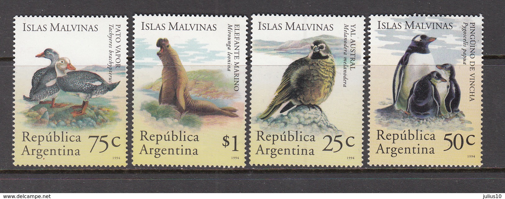 BIRDS Vogel Oiseaux Animals 1994 Argentina Mi 2213-2216 MNH (**) #6032 - Sonstige & Ohne Zuordnung