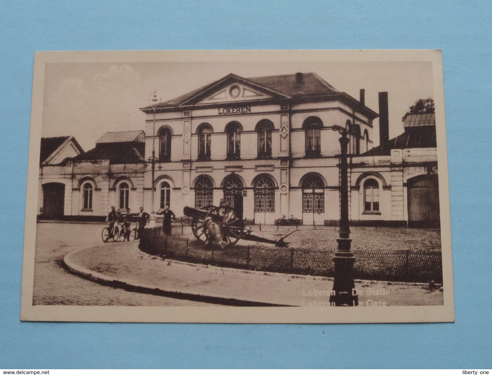 De Statie - La Gare / Anno 19?? ( Zie Foto Details ) !! - Lokeren