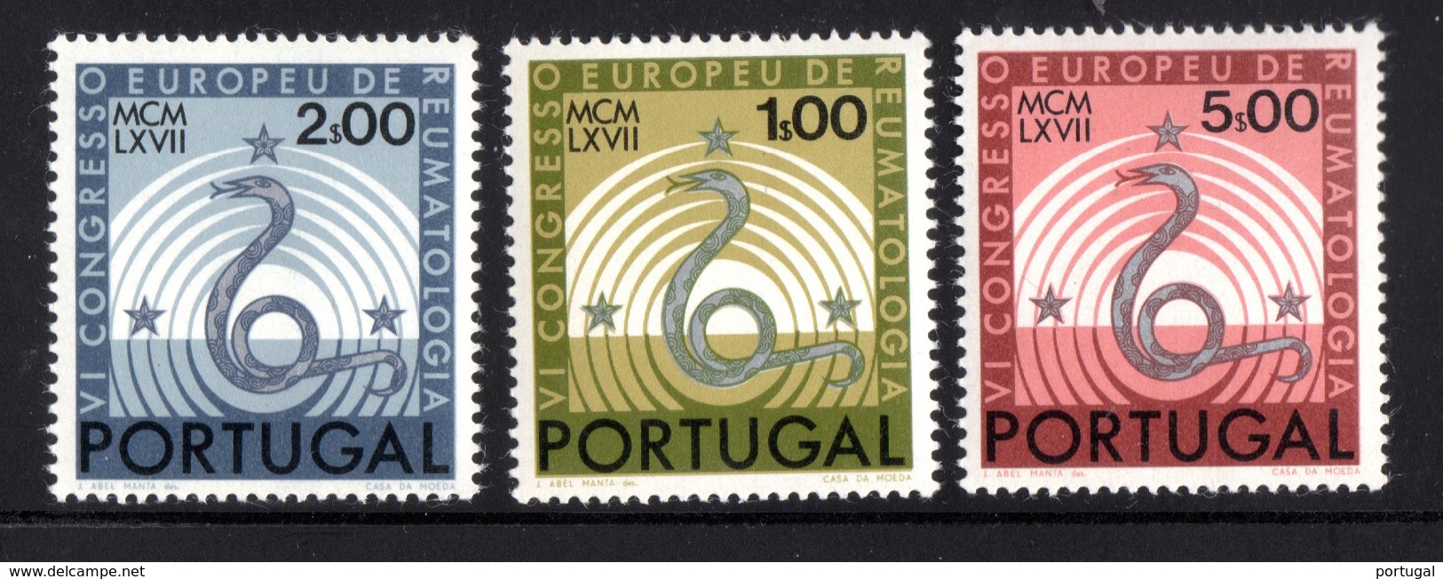 N° 1021-3 ** - 1967 - Unused Stamps
