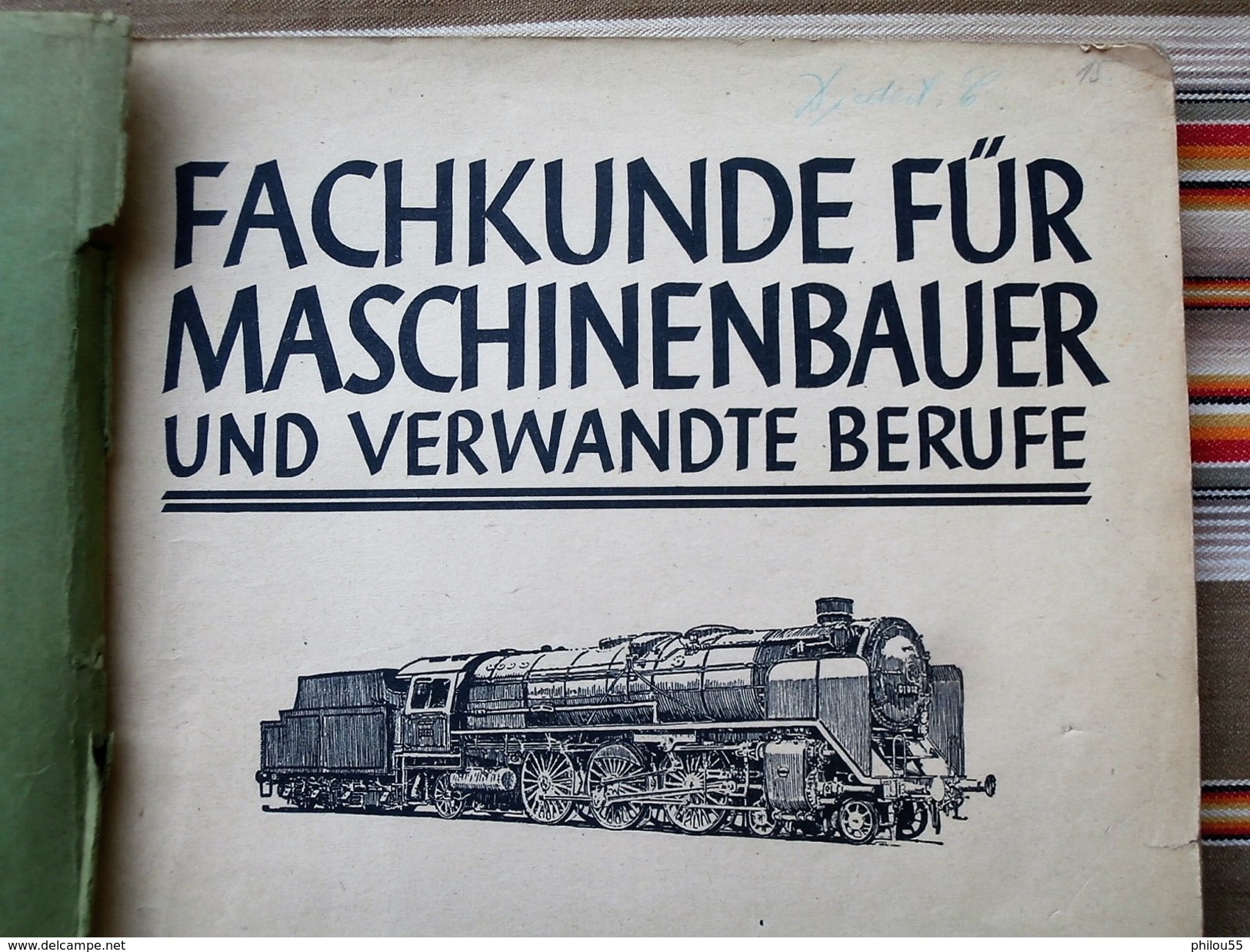 KOLN 1938  FACHKUNDE FUR MASCHINENBAUER UND VERWANDTE BERUFE Gare Train