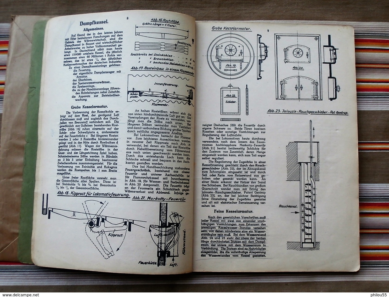 KOLN 1938  FACHKUNDE FUR MASCHINENBAUER UND VERWANDTE BERUFE Gare Train