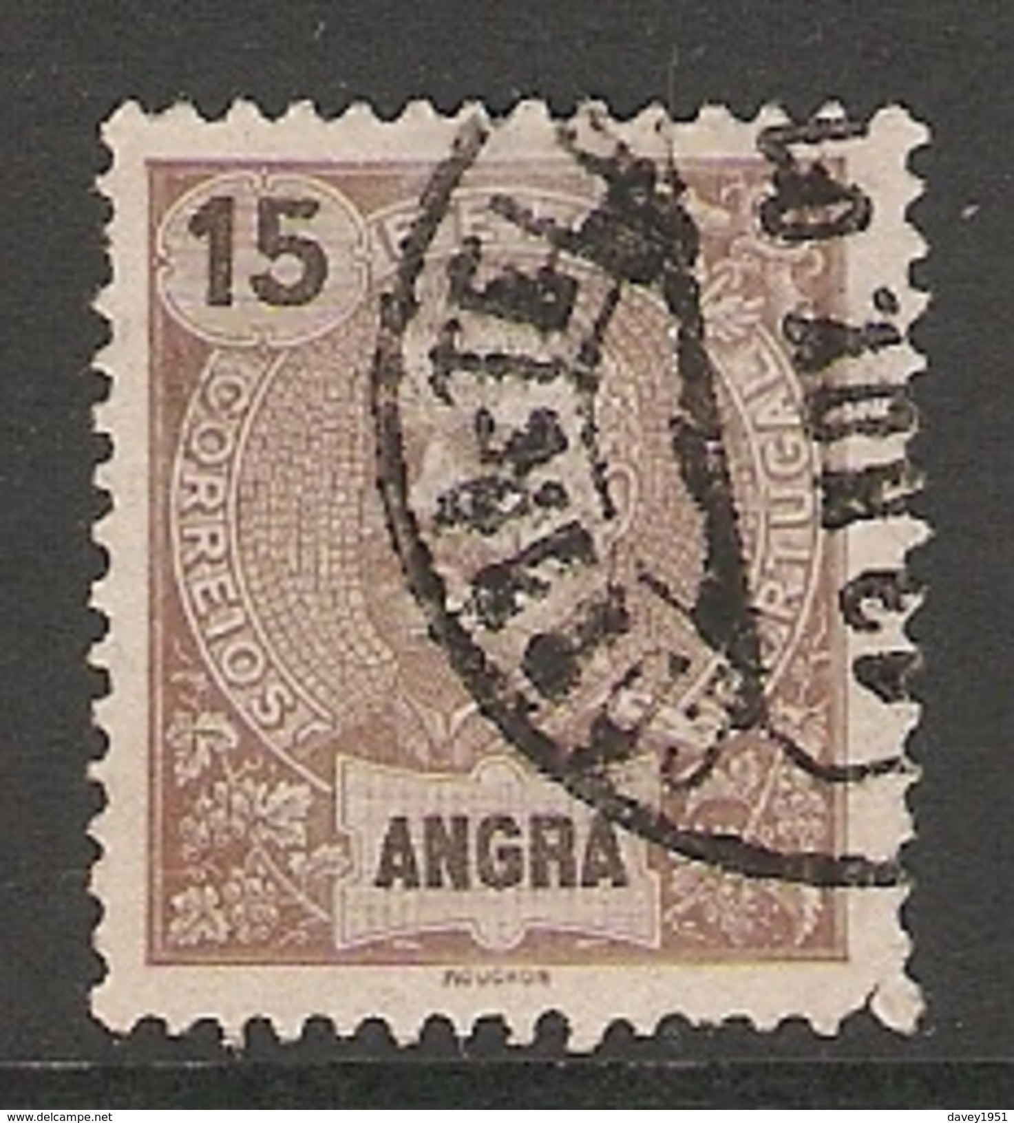 004526 Angra 1897 15 Reis FU - Angra
