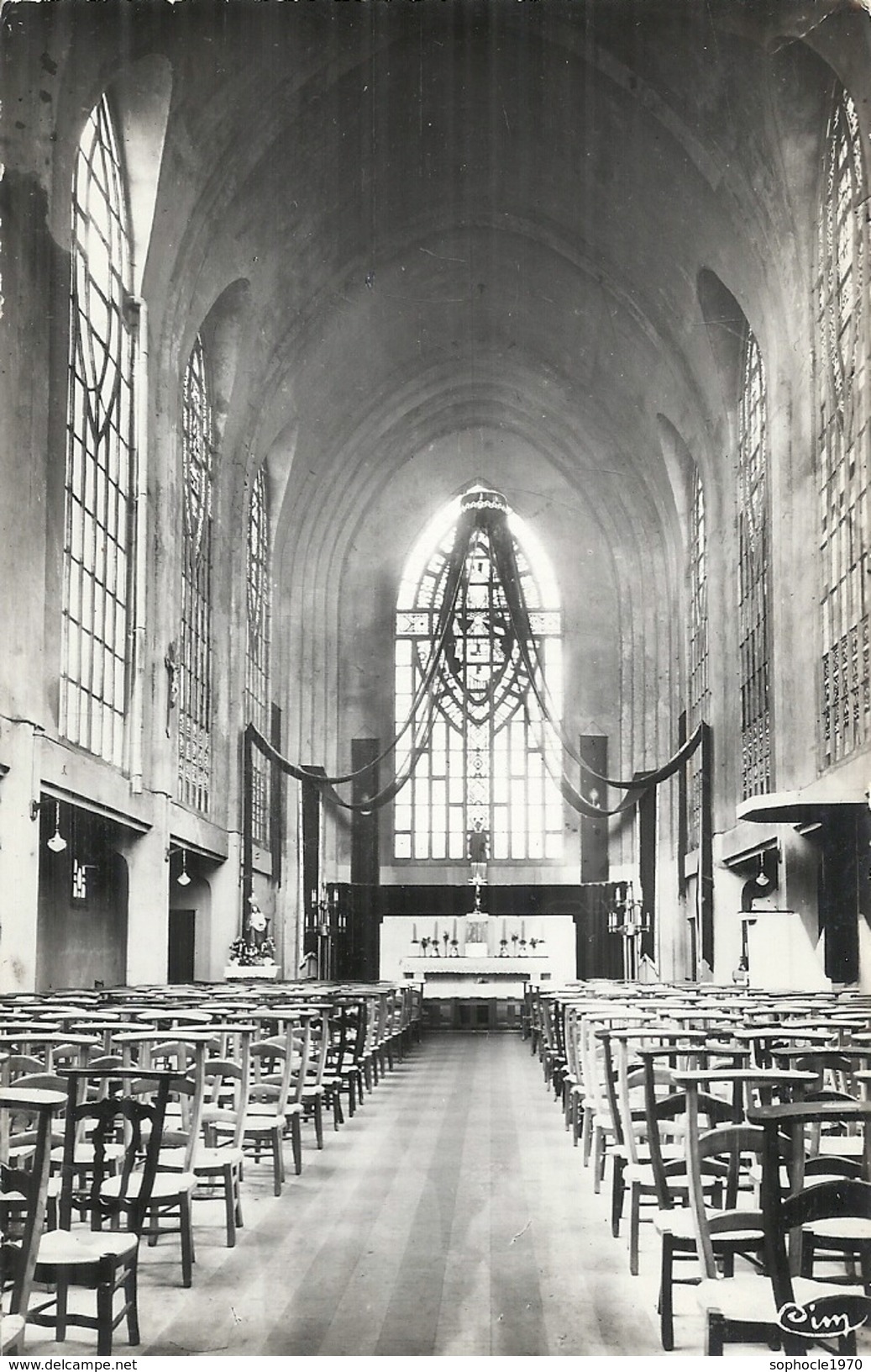 PAS DE CALAIS - 62 - SAINT LAURENT BLANGY - CPSM PF NB - L'église - Intérieur - Saint Laurent Blangy