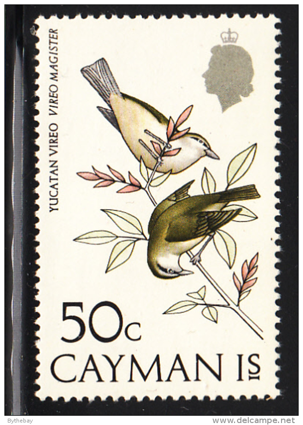 Cayman Islands MNH 1974 Scott #327 50c Yucatan Vireos - Bird - Iles Caïmans