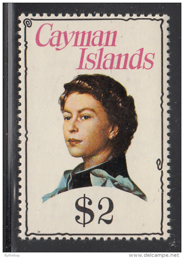 Cayman Islands MNH 1974-75 Scott #345 $2 Queen Elizabeth II - Iles Caïmans