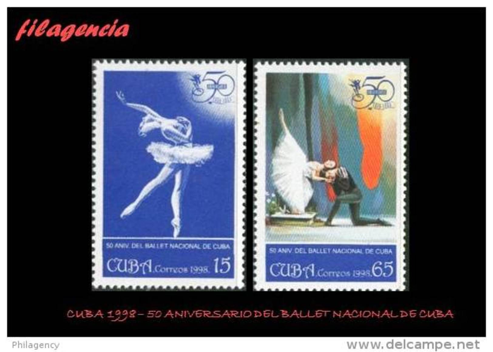 CUBA MINT. 1998-28 CINCUENTENARIO DEL BALLET NACIONAL DE CUBA - Unused Stamps