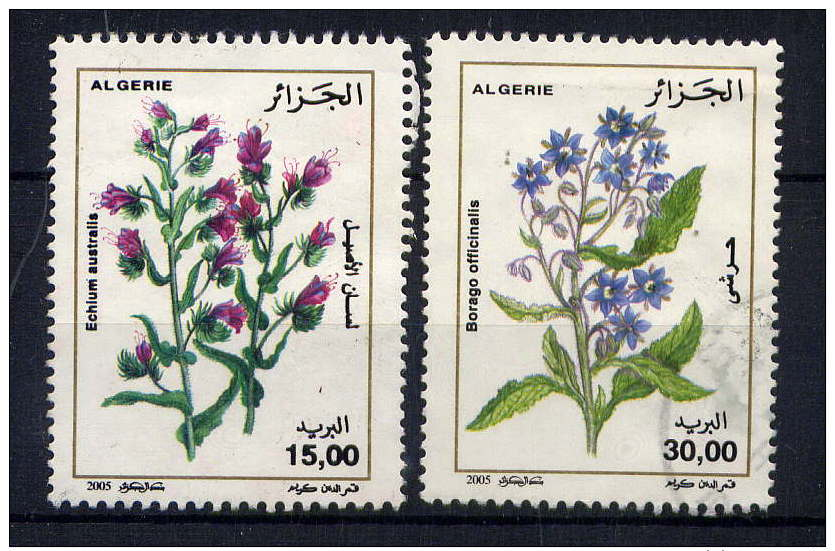 ALGERIE - 1393/1394° - FLEURS - Algérie (1962-...)