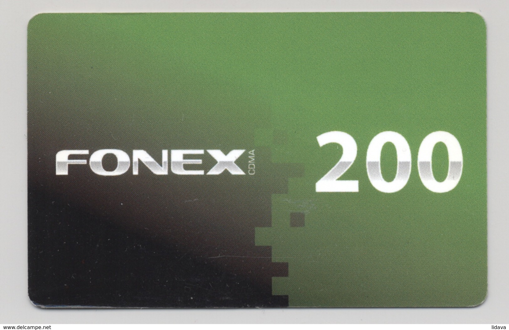 KYRGYZSTAN - FONEX - CDMA Prepaid Card - 200 SOM - Cardboard - - Kirgisistan