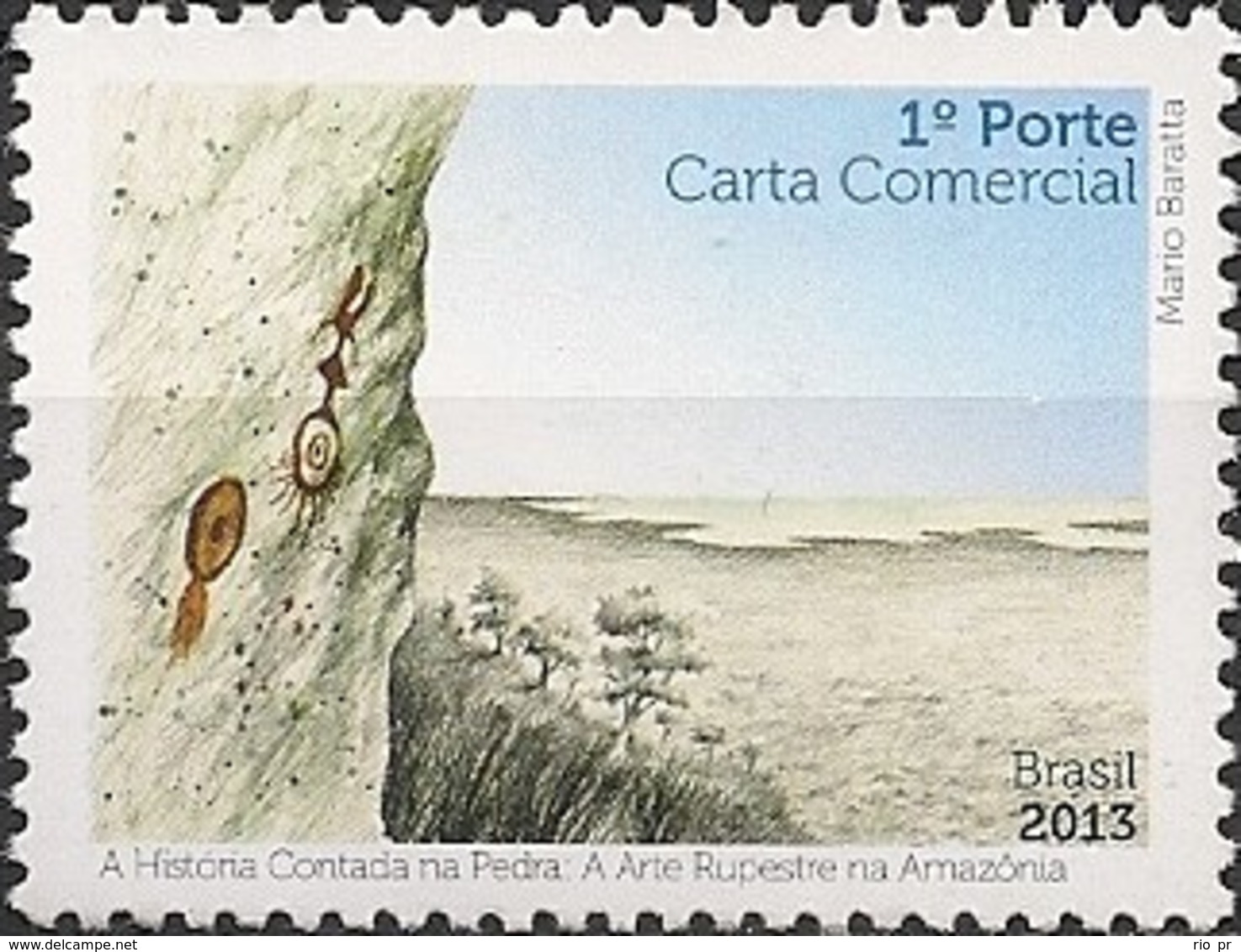 BRAZIL - RUPESTRIAN ART IN THE AMAZON 2013 - MNH - Archaeology