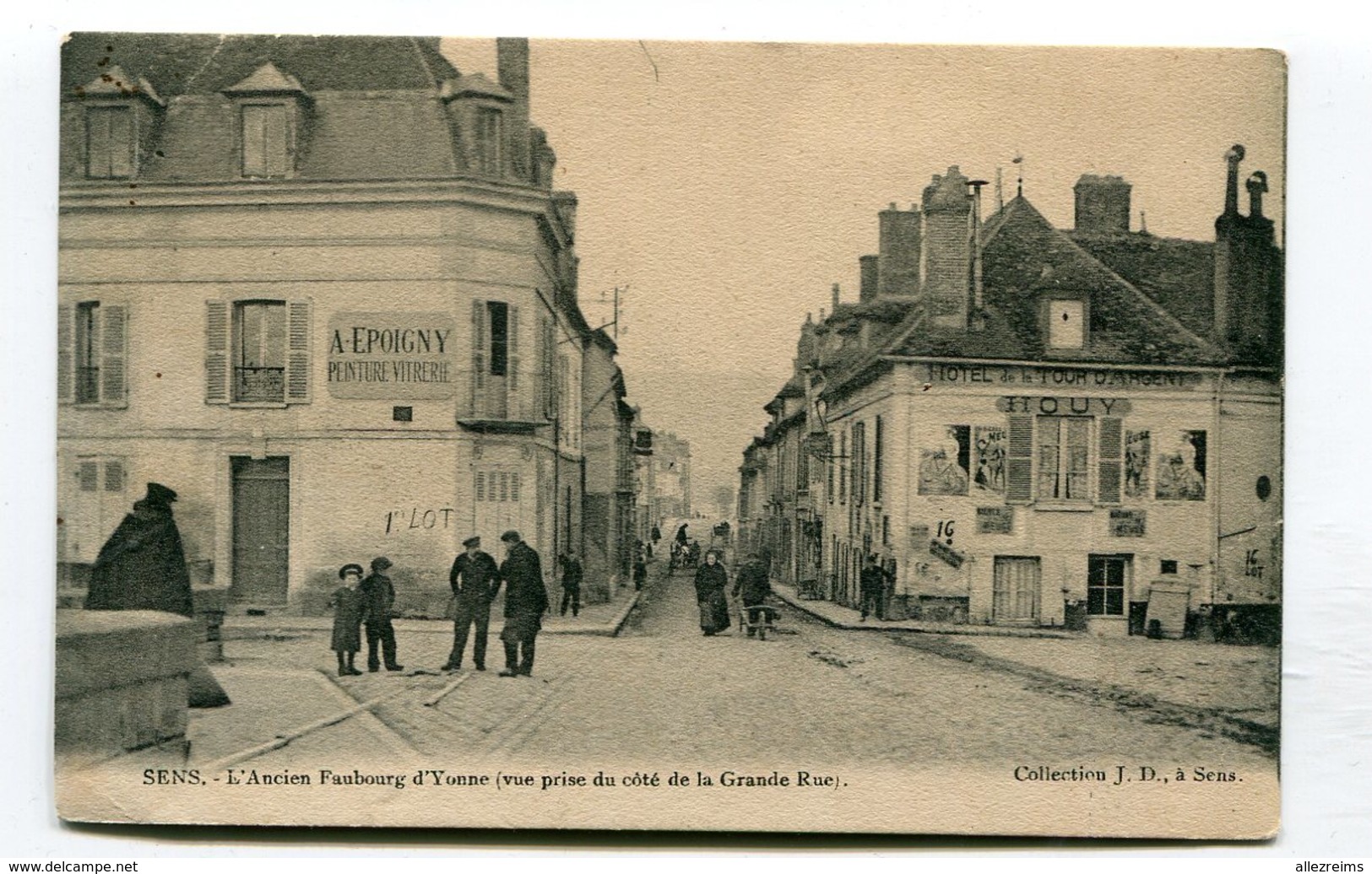 CPA  89 : SENS  Ancien Faubourg D'Yonne     A  VOIR  !!!!!!! - Sens