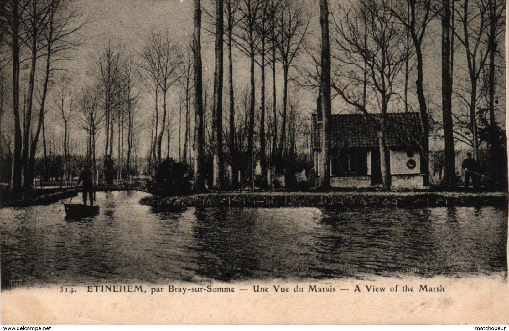 ETINEHEM PRES BRAY SUR SOMME -80- UNE VUE DU MARAIS - Bray Sur Somme