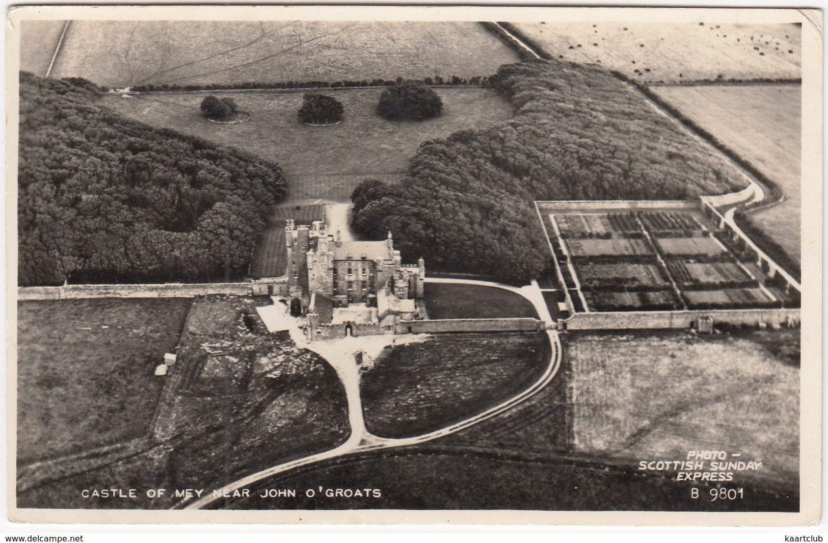 Castle Of Mey Near John O'Groats  - (1956, Photo Scottish Sunday Express) -  (Scotland) - Caithness