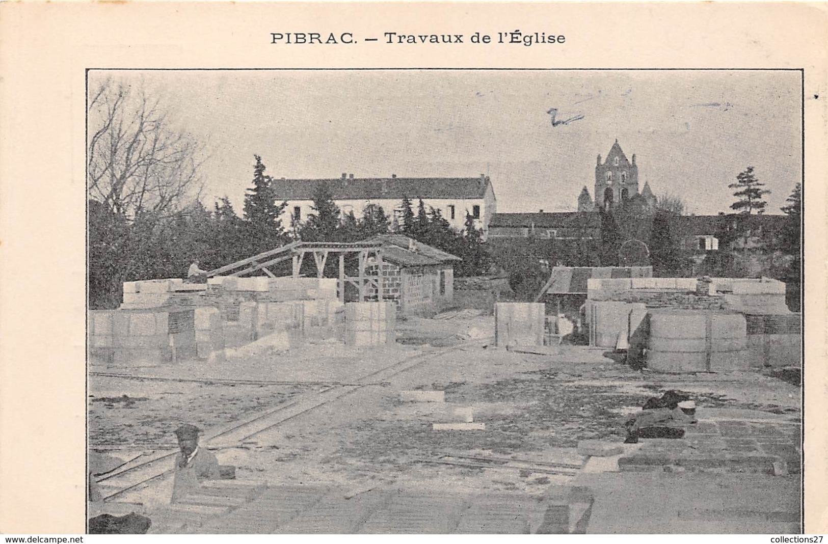 31-PIBRAC- TRAVAUX DE L'EGLISE - Pibrac