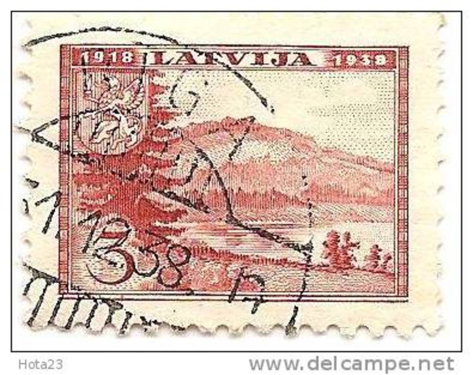 Latvia / Lettonia Latvia 1938 - 20 Anniv Of Independence Mi# 264 Used - Lettonie