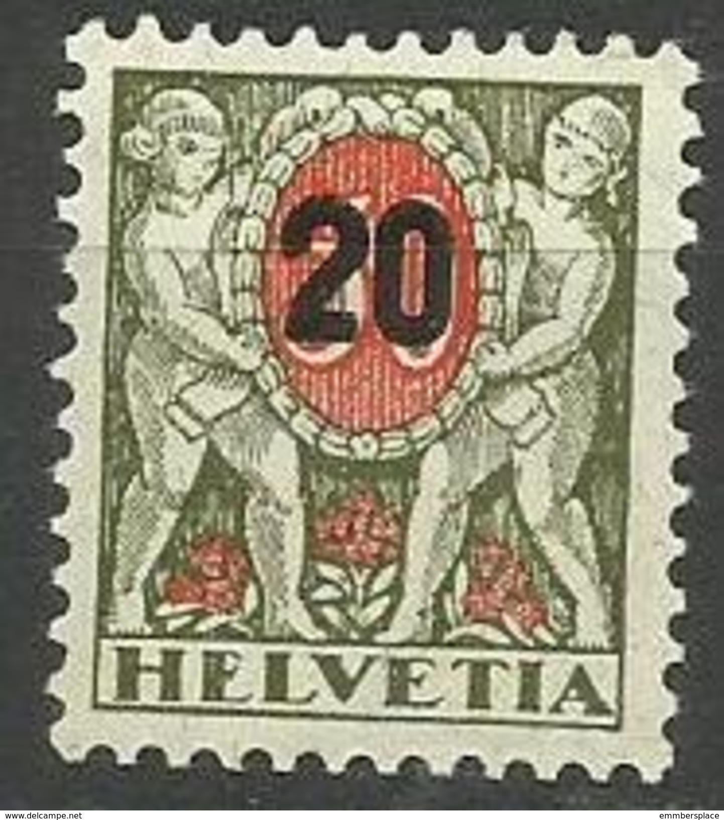 Switzerland - 1937 Postage Due 20c/30c MNH**  SG D382 - Postage Due