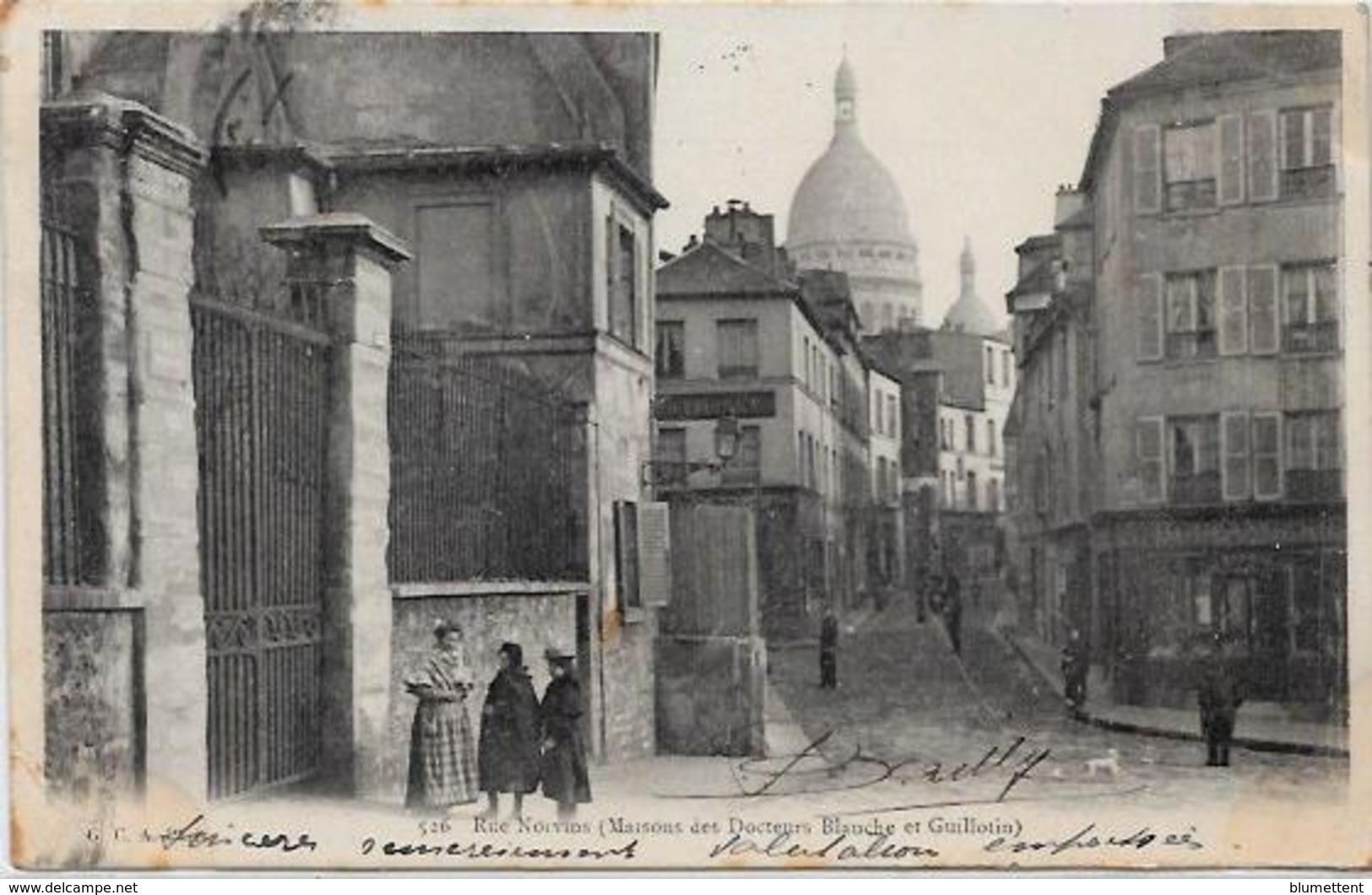 CPA Montmartre Paris XVIIIe Circulé - Autres & Non Classés