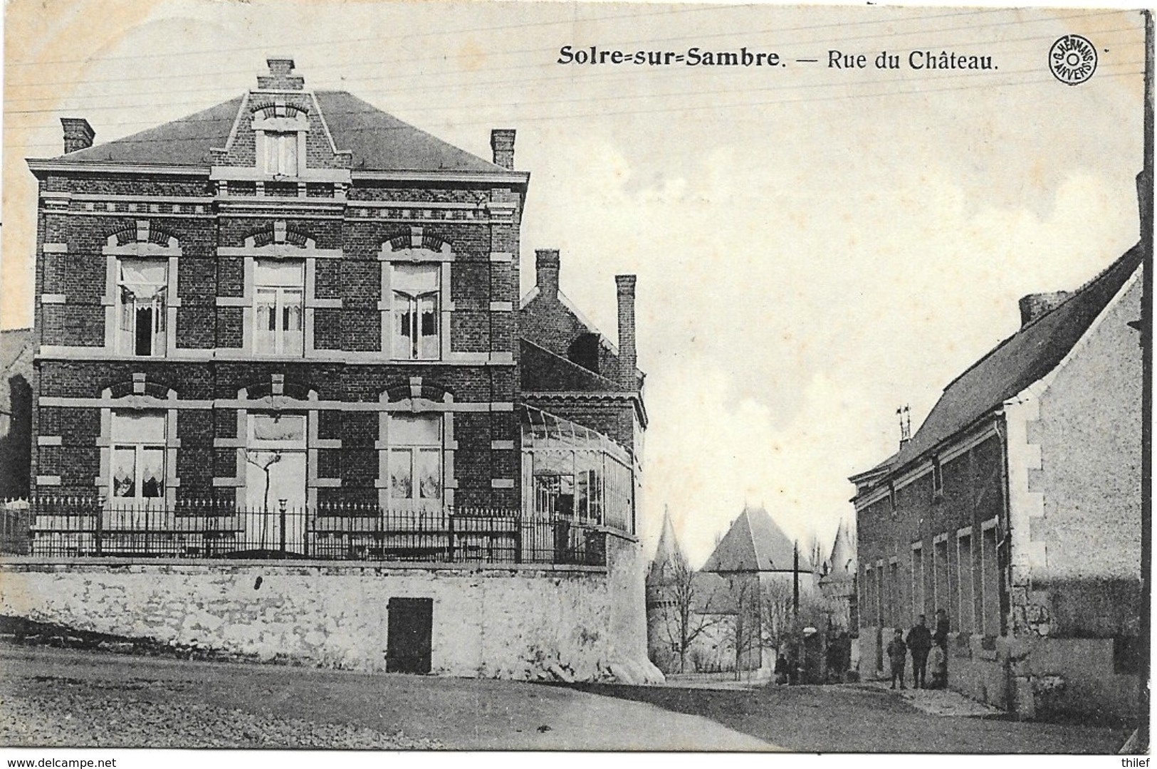 Solre-sur-Sambre NA1: Rue Du Château 1924 - Erquelinnes