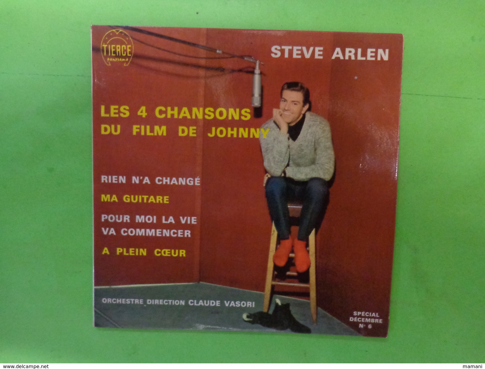 Disque TIERCE PANORAMA -steve Arlen - Sonstige & Ohne Zuordnung