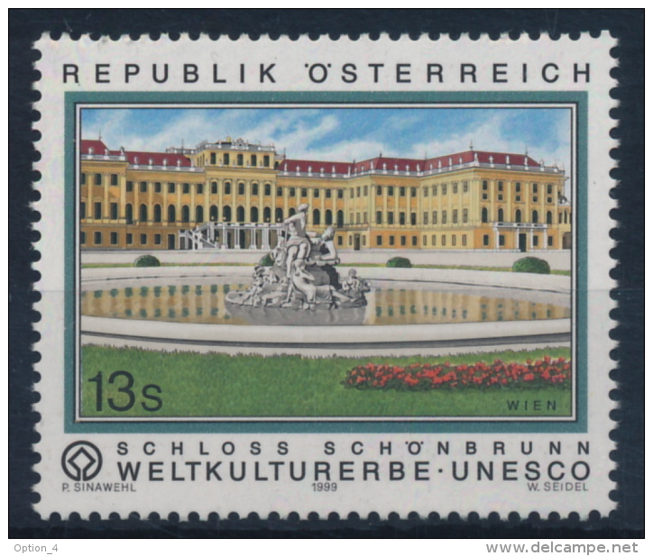 **Österreich Austria 1999 ANK 2308 Mi 2277 (1) UNESCO Castle Schönbrunn MNH - Ungebraucht