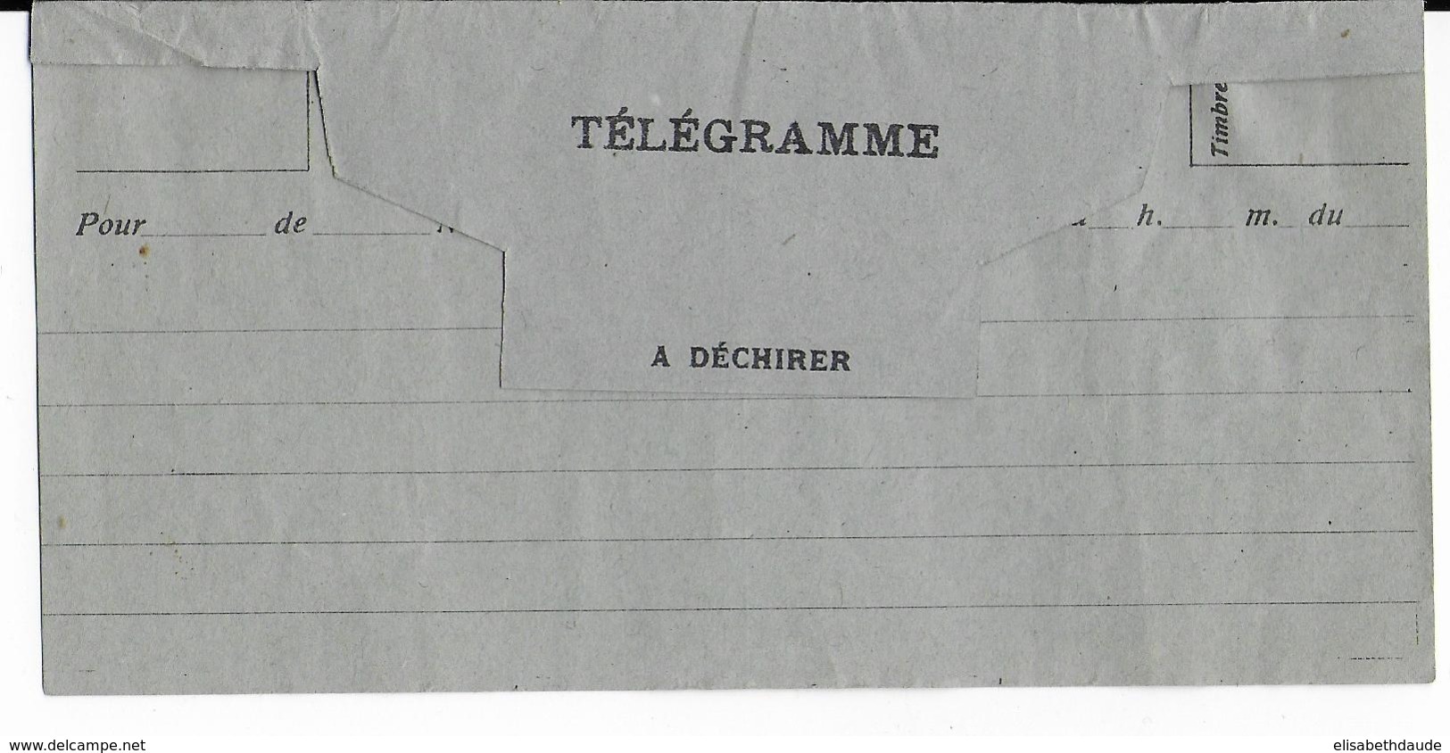 POSTE ENFANTINE (PETIT FORMAT) - TELEGRAMME - Pseudo-entiers Privés