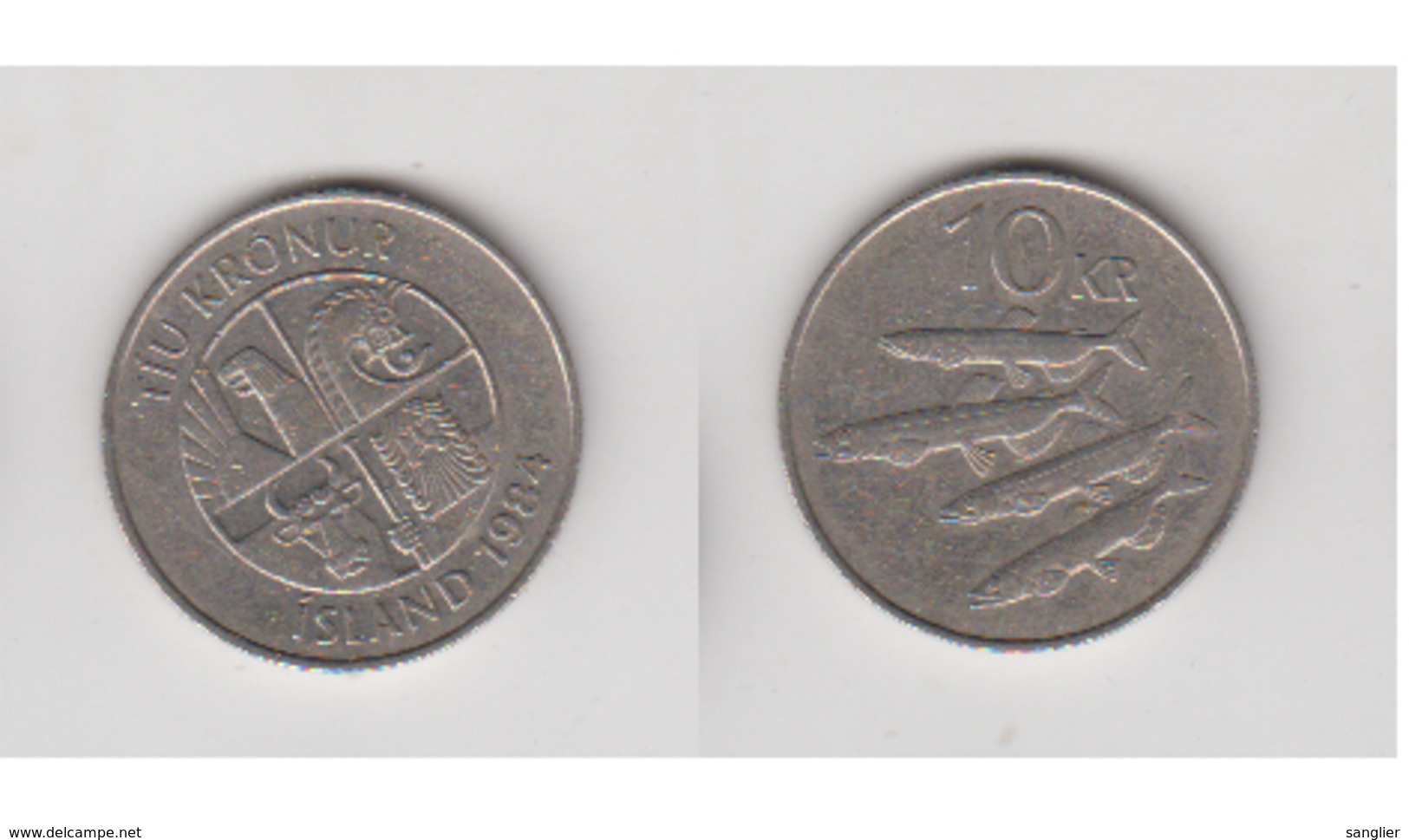 ISLAND - 10 KRONUR 1984 - Irlande