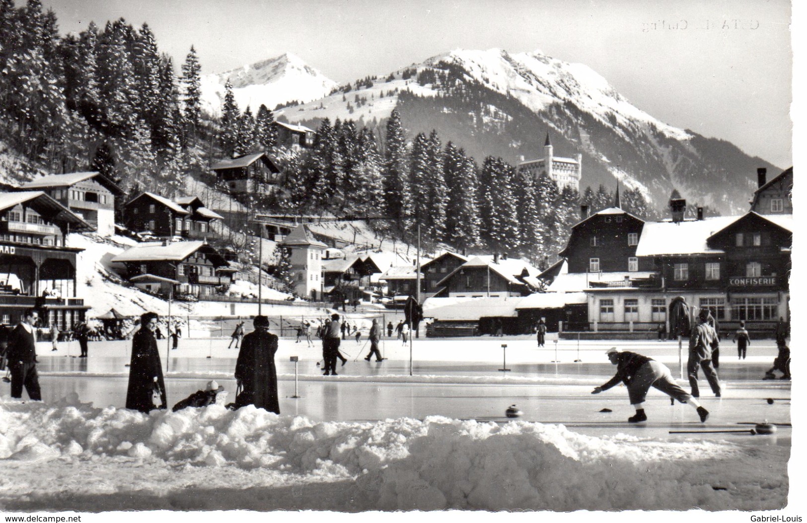 Gstaad. Curling / Animée - Gstaad