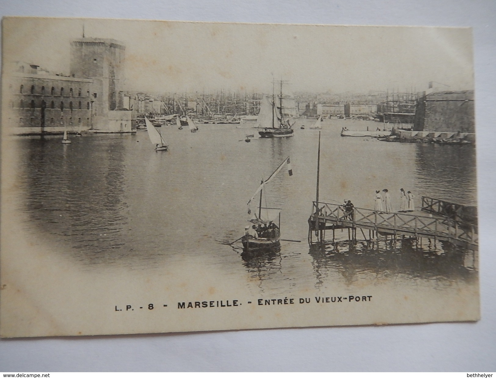 CPA (13) - MARSEILLE - ENTREE DU VIEUX PORT - PRECURSEUR - TAMPON CCM 1758 - R1662 - Oude Haven (Vieux Port), Saint Victor, De Panier