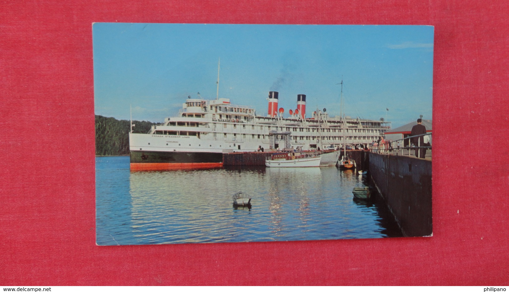 Canada   Dteamship Lines  Sagunay Cruise Ship     Ref  2592 - Paquebots