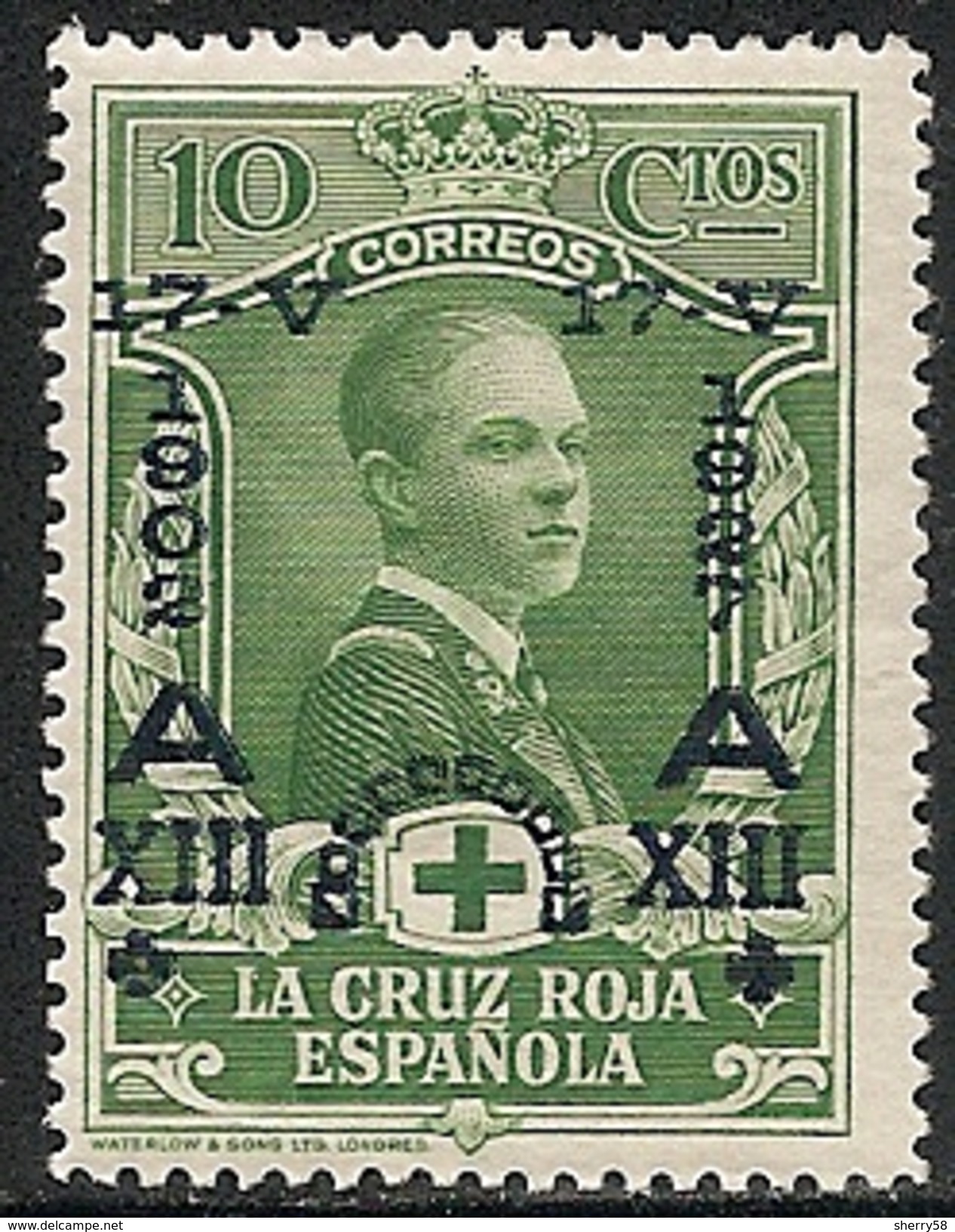 1927-ED. 352 XXV ANIV. JURA CONSTITUCION ALFONSO XIII- SELLOS 1926 SOBRECARGADOS-NUEVO CON FIJASELLOS- MH - Ungebraucht