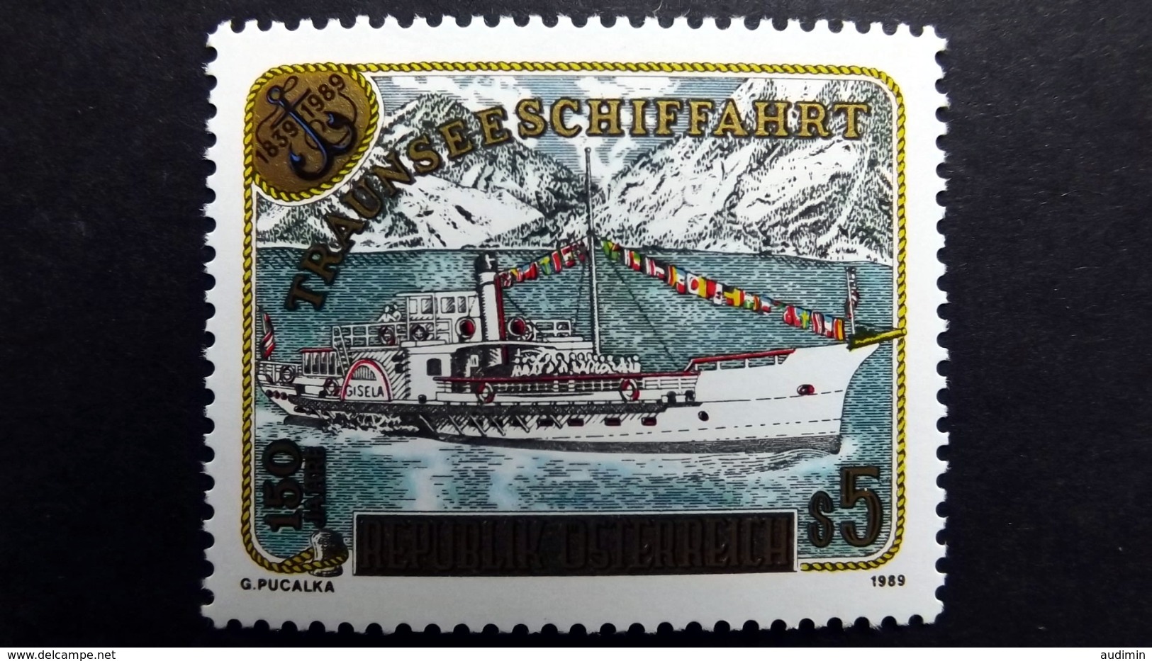 Österreich 1958 **/mnh, 150 Jahre Traunseeschifffahrt, Raddampfer &bdquo;Gisela&ldquo; - Unused Stamps