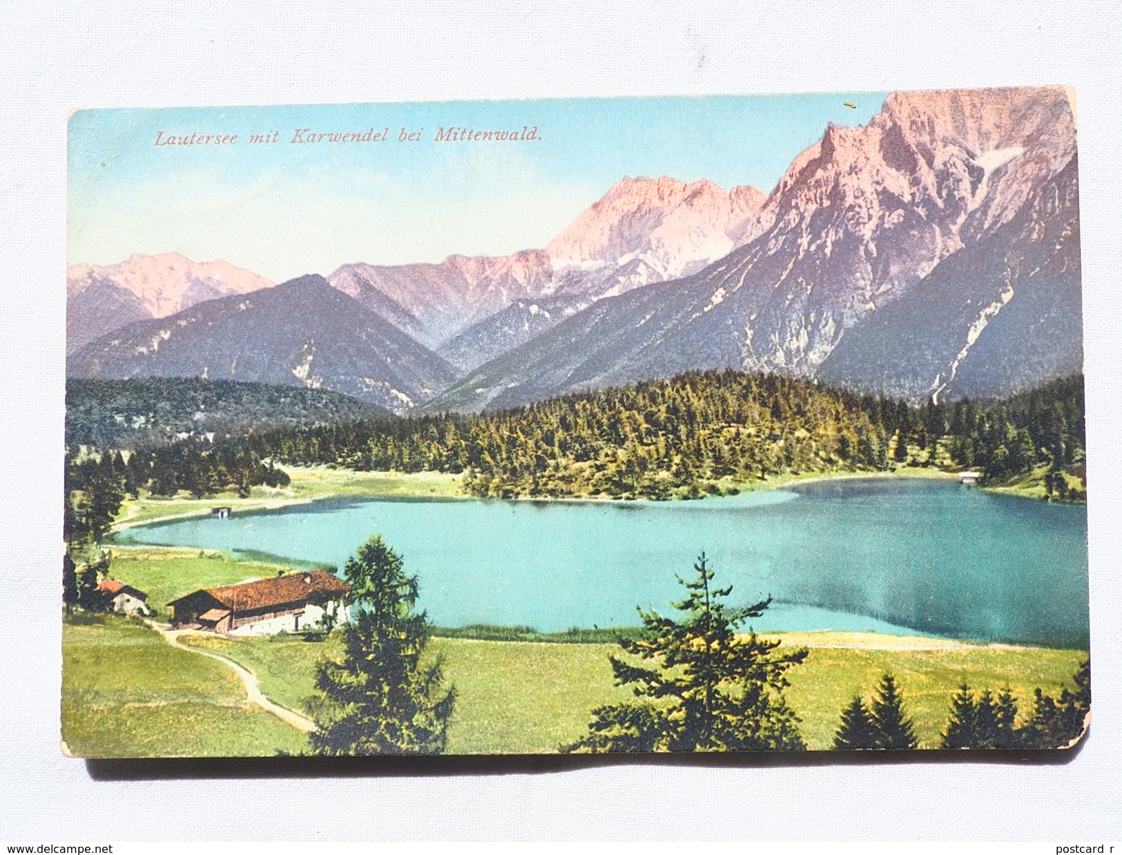 Germany  Mittenwald  Lautersee Mit Karwendel  1918 A 133 - Mittenwald