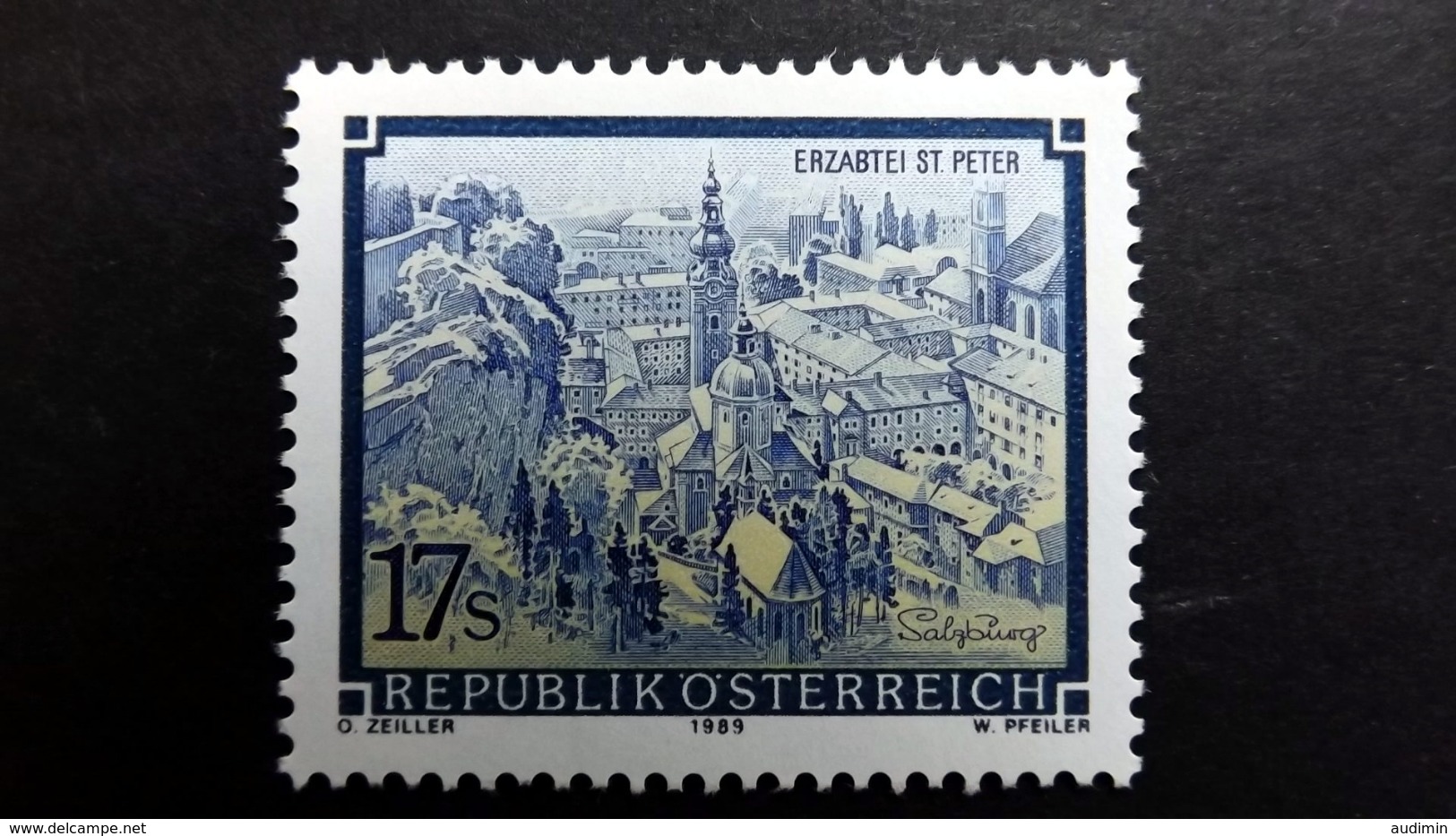 Österreich 1963 **/mnh, Erzabtei St. Peter, Salzburg - Unused Stamps